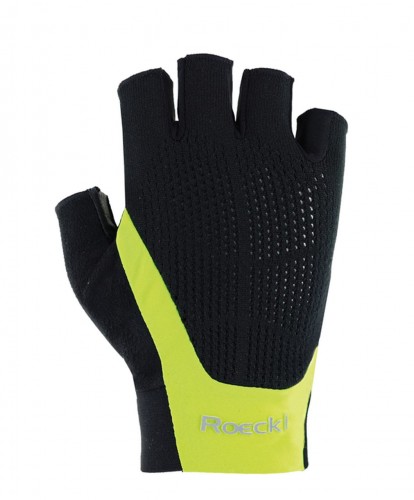 Roeckl Icon Fahrrad Handschuhe kurz schwarz/gelb 2024 