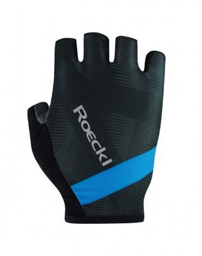 Roeckl Busano Fahrrad Handschuhe kurz schwarz/blau 2024 