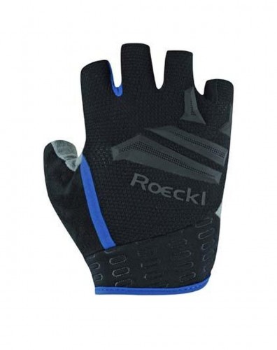 Roeckl Iseler Fahrrad Handschuhe kurz schwarz/blau 2023 