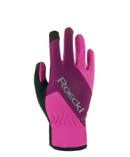 Roeckl Zarasai Kinder Winter Fahrrad Handschuhe lang pink/lila 2023 