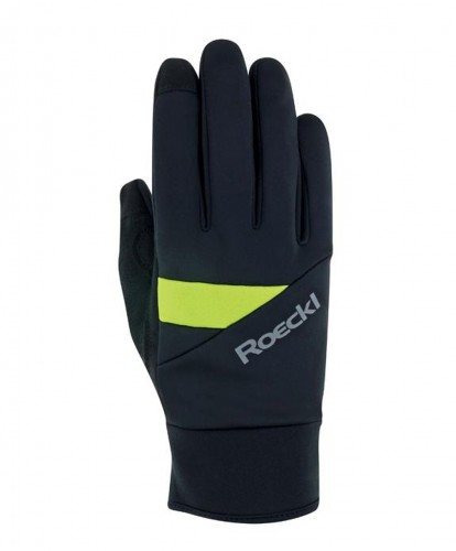 Roeckl Reichenthal Winter Fahrrad Handschuhe lang schwarz/gelb 2026 