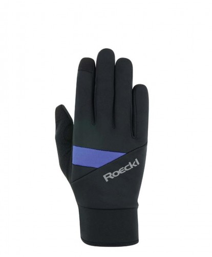 Roeckl Reichenthal Jr. Kinder Winter Fahrrad Handschuhe lang schwarz/blau 2023 