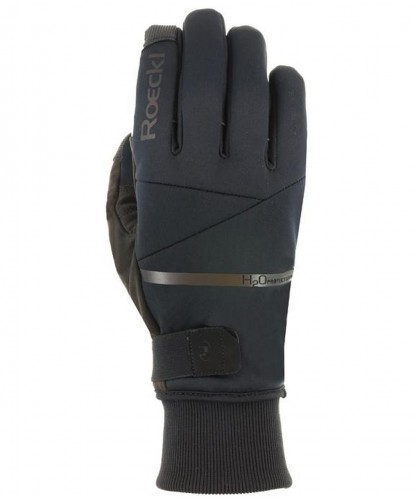 Roeckl Vuno Winter Fahrrad Handschuhe lang schwarz 2023 