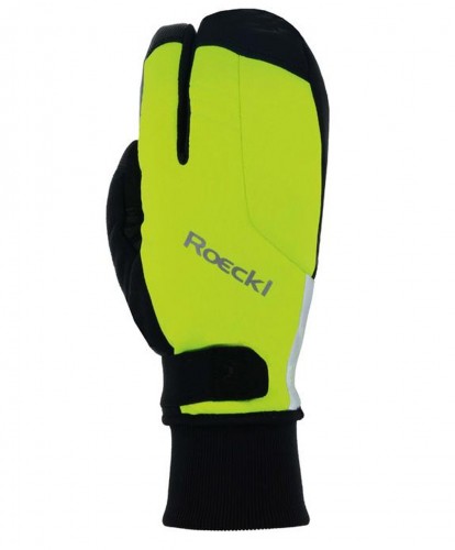 Roeckl Villach 2 Trigger Winter Fahrrad Handschuhe lang fluo gelb 2023 