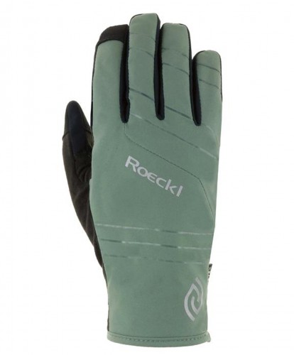 Roeckl Rosegg Winter Fahrrad Handschuhe lang GTX grün 2023 