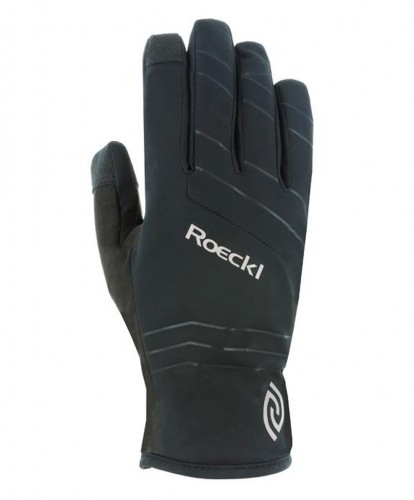 Roeckl Rosegg Winter Fahrrad Handschuhe lang GTX schwarz 2023 