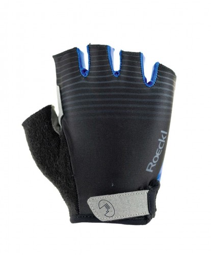 Roeckl Bernex Fahrrad Handschuhe kurz schwarz/blau 2024 