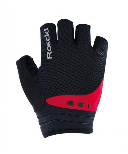 Roeckl Itamos 2 Fahrrad Handschuhe kurz schwarz/rot 2025 