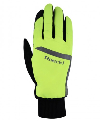 Roeckl Vogau GTX Winter Fahrrad Handschuhe lang fluo gelb 2024 