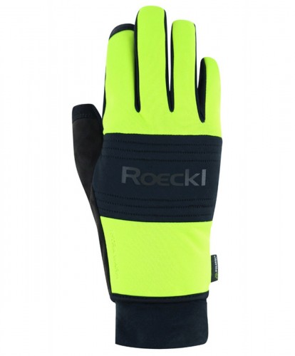 Roeckl Vinadi Winter Fahrrad Handschuhe lang gelb/schwarz 2027 