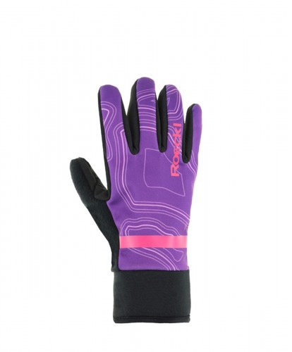 Roeckl Ranua Kinder Winter Fahrrad Handschuhe lang lila 2026 