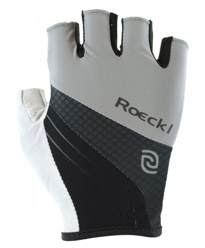 Roeckl Sports Ibeto Fahrrad Handschuhe kurz grau/schwarz 2026 