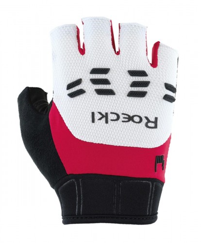 Roeckl Iseler 2 Fahrrad Handschuhe kurz weiß/rot 2026 