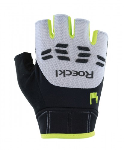 Roeckl Sports Iseler 2 Fahrrad Handschuhe kurz weiß/gelb 2027 