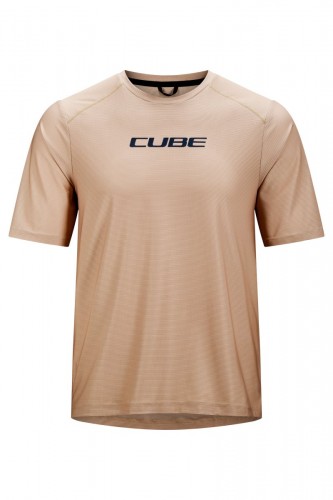 Cube Tech Fahrrad Trikot kurz beige 2026 