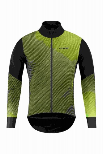 Cube Blackline Safety Softshell Fahrrad Jacke gelb/schwarz 2024 