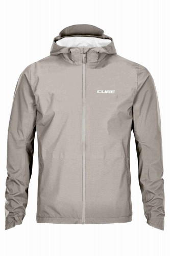 Cube ATX Storm Fahrrad Wind / Regenjacke beige 2026 XXL (56/58)