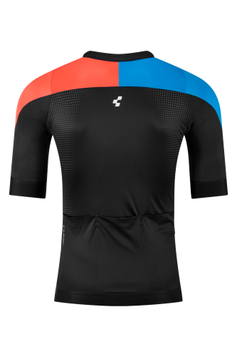 Cube Road / XC Teamline Fahrrad Trikot kurz schwarz/orange 2026 XXL (56/58)