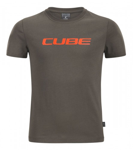 Cube Organic Classic Logo Kinder Freizeit T-Shirt braun 2020 