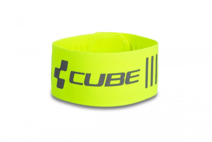 Cube Safety Band Fahrrad / Sport Reflektorband gelb 