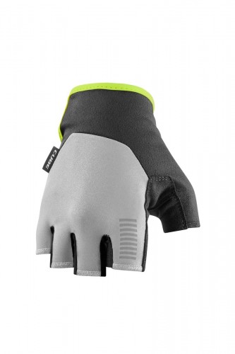 Cube X NF Fahrrad Handschuhe kurz grau/gelb 2024 M (8)