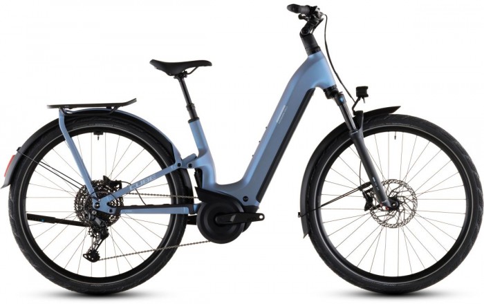 Cube Kathmandu Hybrid ONE11 HPC Pro 800 28'' Carbon Easy Entry E-Bike Trekking Pedelec hazeblue/blue 2027 