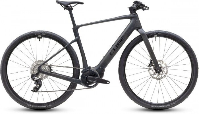 Cube Nulane Hybrid C:62 SLX 400X 28'' Carbon E-Bike Gravel Pedelec mineralblack/orange 2027 