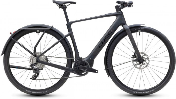 Cube Nulane Hybrid C:62 SLX 400X FE 28'' Carbon E-Bike Gravel Pedelec mineralblack/orange 2027 