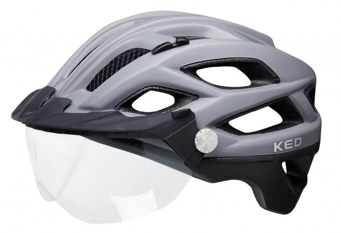 Ked Covis Lite MTB Fahrrad Helm matt grau/schwarz 2023 
