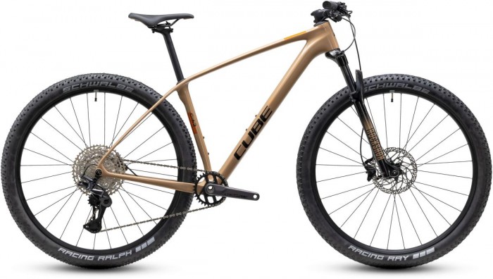 Cube Reaction C:62 ONE 27.5'' / 29'' Carbon MTB Fahrrad cappuccino/black 2027 