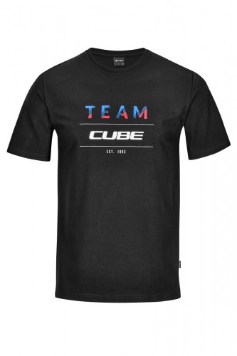Cube Organic Team Freizeit T-Shirt schwarz 2022 