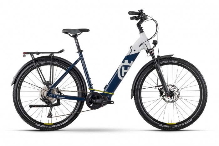 Husqvarna Cross Tourer CT3 27.5'' Wave Unisex Pedelec E-Bike Trekking Fahrrad weiß/blau 2024 45 cm (S)