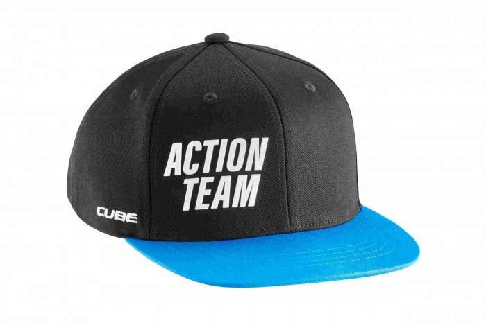 Cube Rookie X Actionteam Kinder Cap / Mütze schwarz/blau 