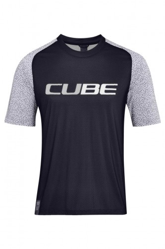 Cube Vertex Fahrrad Trikot kurz schwarz 2026 