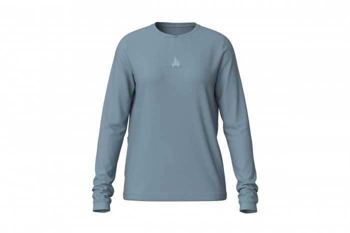 Cube Soft Touch Damen Fahrrad Trikot lang blau 2026 