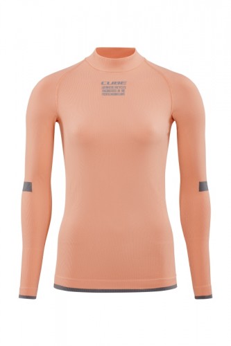 Cube Race Be Cool Damen Fahrrad Unterhemd lang coral rot 2024 
