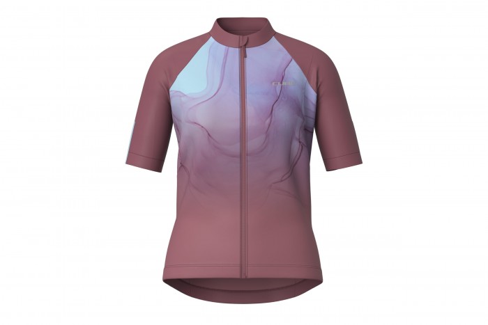 Cube Road/XC Artline Damen Fahrrad Trikot kurz bordeaux rot 2026 