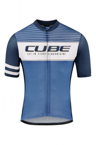 Cube Blackline Cmpt Fahrrad Trikot kurz blau 2024 