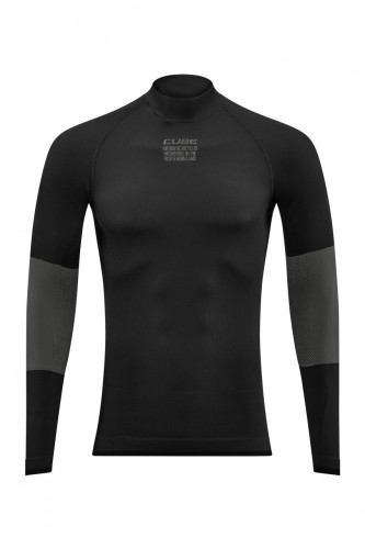 Cube Race Be Warm Fahrrad Unterhemd lang schwarz 2026 M/L (48/52)