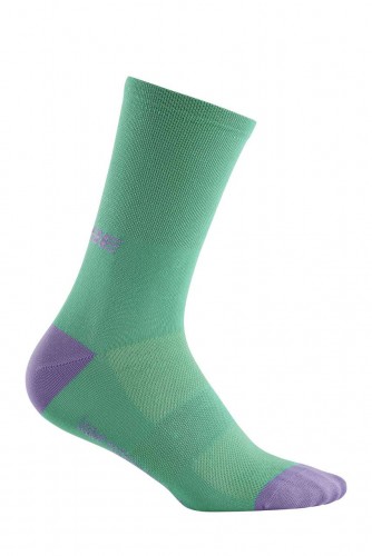 Cube Blackline High Cut Fahrrad Socken mint grün/lila 2026 40-43