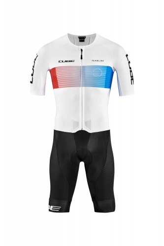 Cube Teamline XC Suit Fahrrad Body / Einteiler schwarz/weiß 2026 