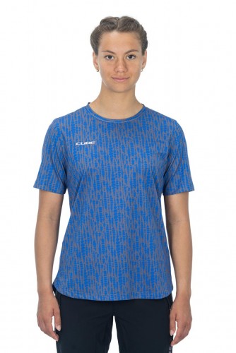 Cube ATX Damen Fahrrad Trikot kurz lila 2026 