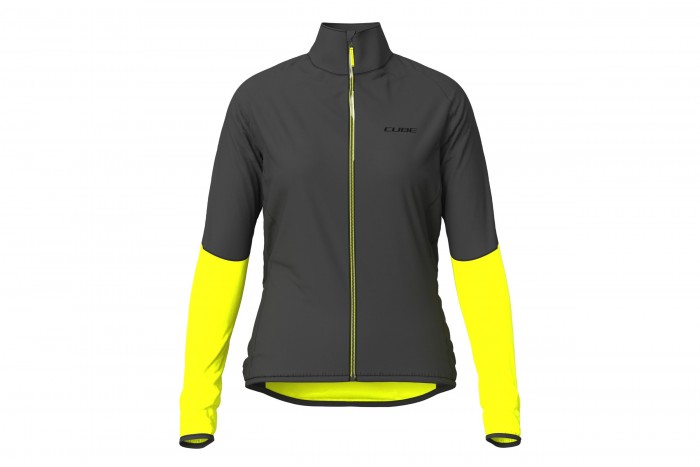 Cube Cmpt Damen Fahrrad Windjacke schwarz/gelb 2026 
