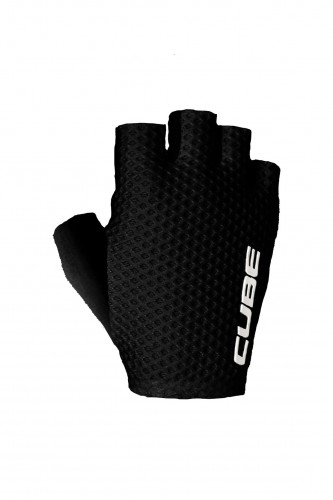 Cube Race Fahrrad Handschuhe kurz schwarz 2024 