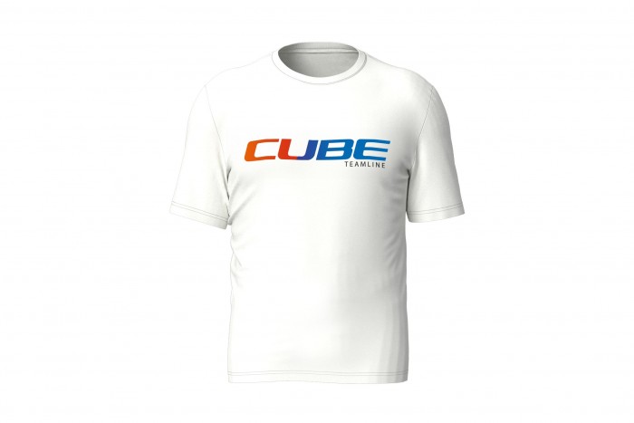 Cube Organic Teamline Freizeit T-Shirt weiß 2026 