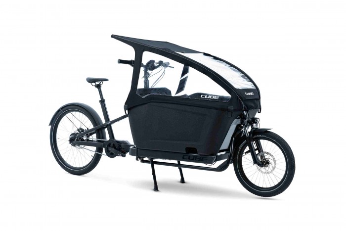 Cube Raincover 3.0 Regenverdeck für Cargo Lastenrad schwarz 