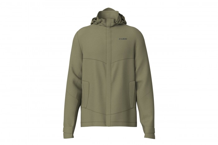 Cube Cmpt Fahrrad Regenjacke olive grün 2026 