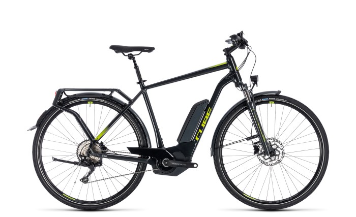 Cube Kathmandu Hybrid Pro 500 Herren Trekking Pedelec E-Bike Fahrrad grau/grün 2018 