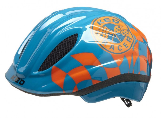 Ked Meggy II Trend Racer Kinder Fahrrad Helm petrol blau/orange 2023 