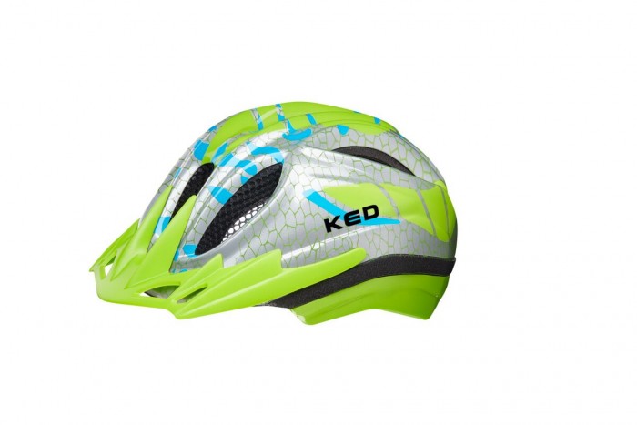 Ked Meggy II K-Star Kinder Fahrrad Helm grau/grün 2023 